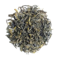 Green tea leaves